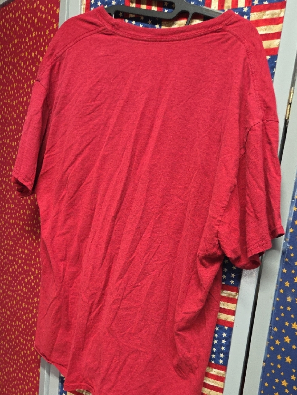 **Hanes Red Short Sleeve Tee** - Picture 2 of 4